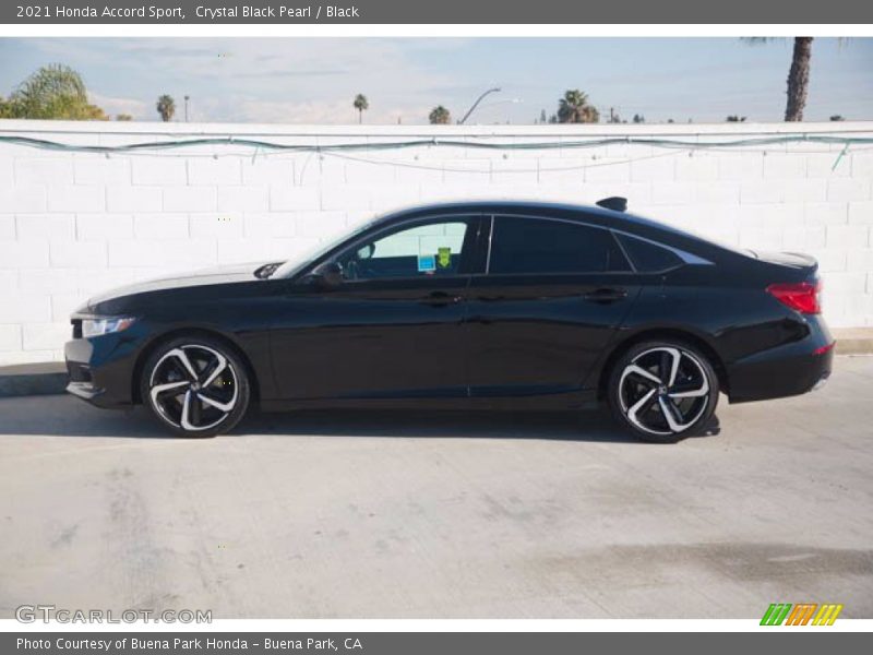 Crystal Black Pearl / Black 2021 Honda Accord Sport