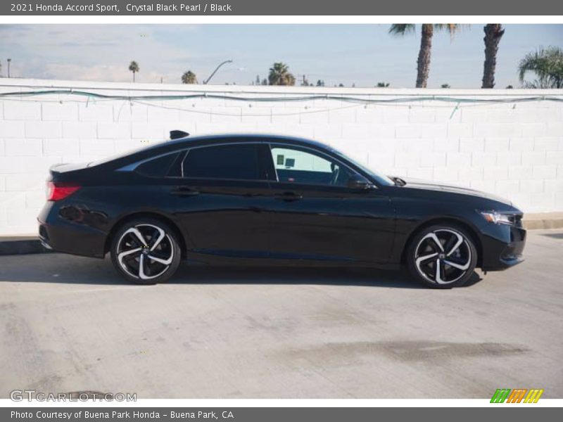 Crystal Black Pearl / Black 2021 Honda Accord Sport