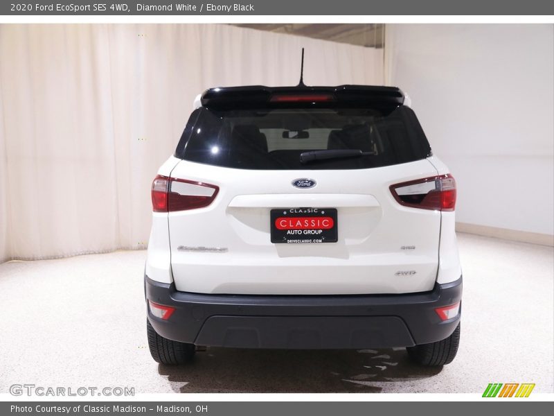 Diamond White / Ebony Black 2020 Ford EcoSport SES 4WD