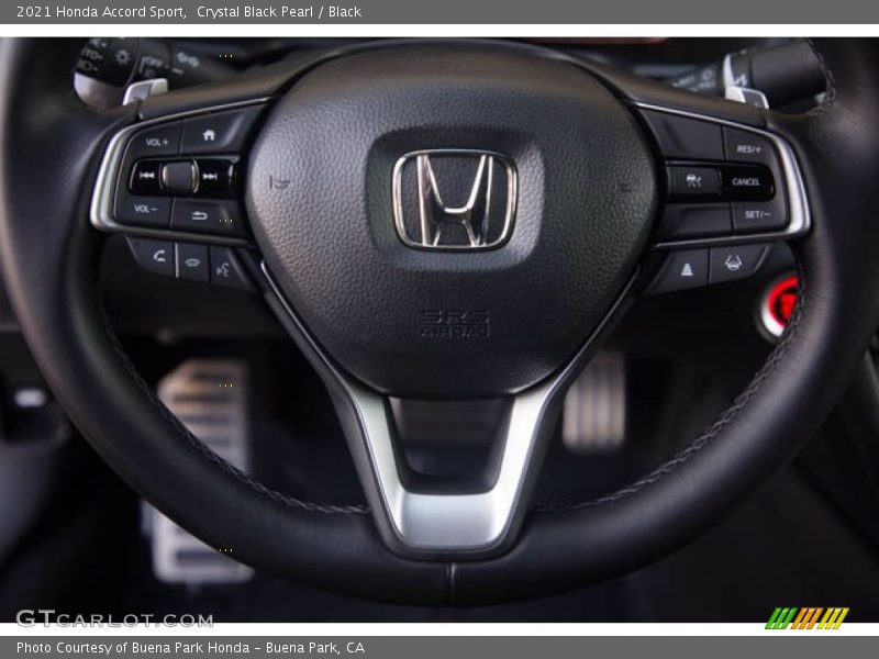 Crystal Black Pearl / Black 2021 Honda Accord Sport