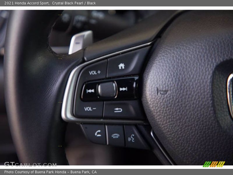 Crystal Black Pearl / Black 2021 Honda Accord Sport