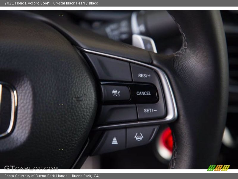 Crystal Black Pearl / Black 2021 Honda Accord Sport