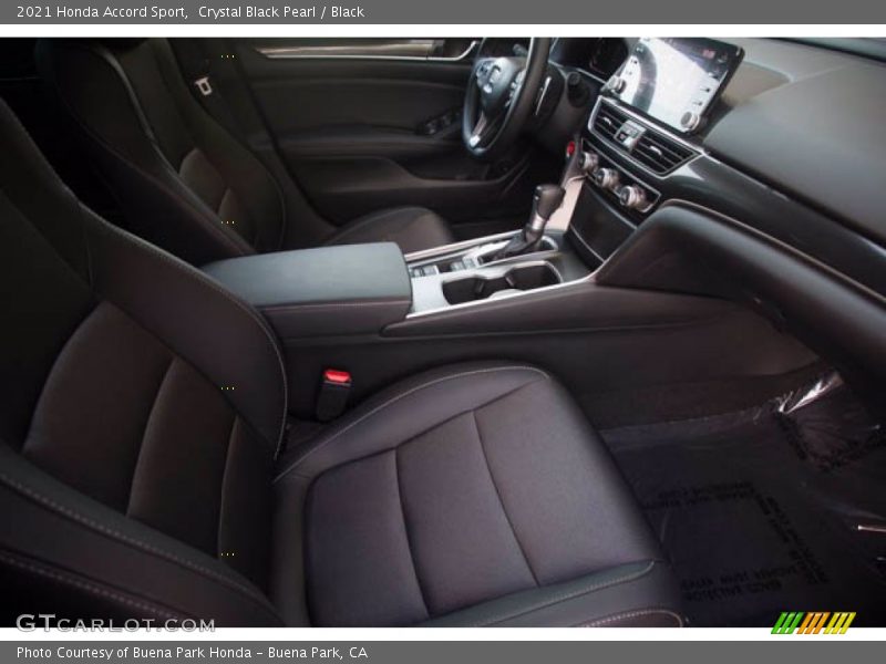 Crystal Black Pearl / Black 2021 Honda Accord Sport