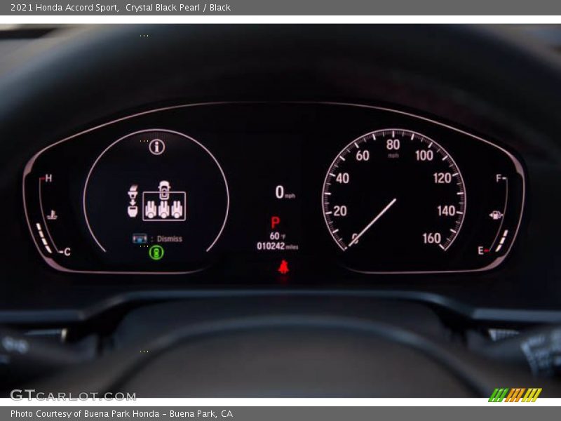 Crystal Black Pearl / Black 2021 Honda Accord Sport