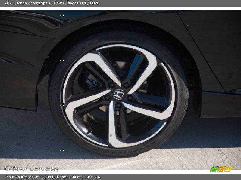 Crystal Black Pearl / Black 2021 Honda Accord Sport