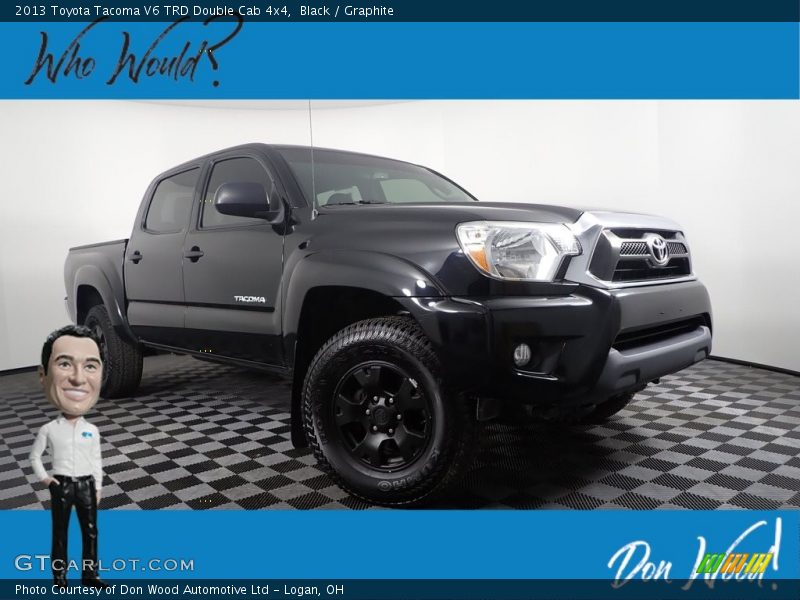 Black / Graphite 2013 Toyota Tacoma V6 TRD Double Cab 4x4