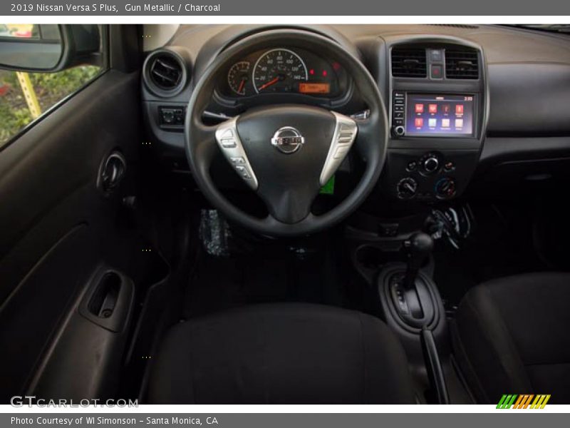 Gun Metallic / Charcoal 2019 Nissan Versa S Plus