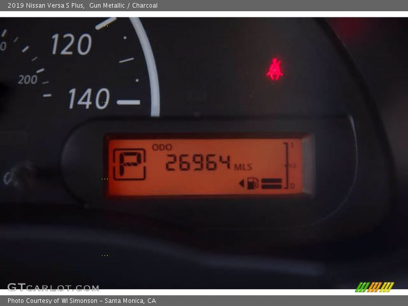 Gun Metallic / Charcoal 2019 Nissan Versa S Plus