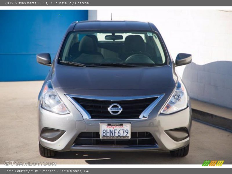 Gun Metallic / Charcoal 2019 Nissan Versa S Plus