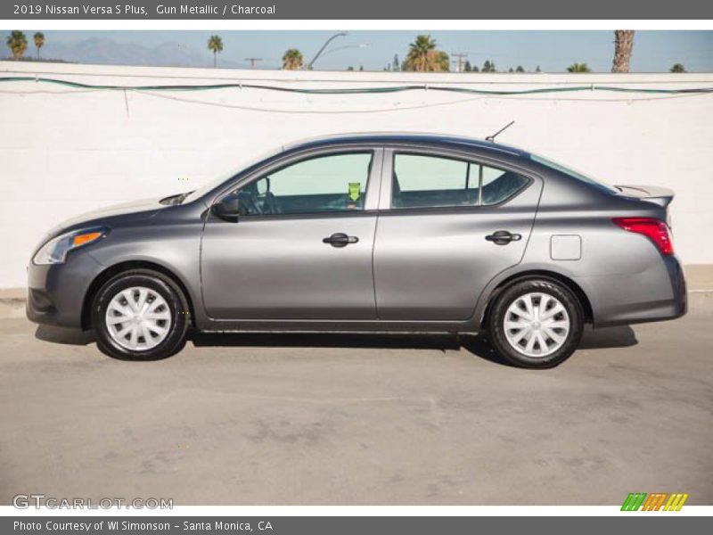 Gun Metallic / Charcoal 2019 Nissan Versa S Plus