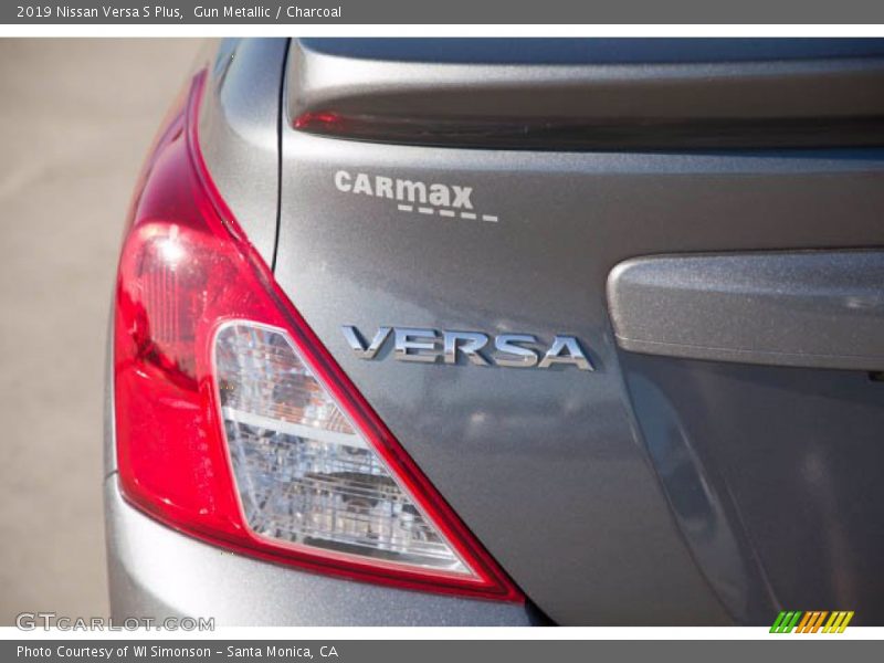 Gun Metallic / Charcoal 2019 Nissan Versa S Plus