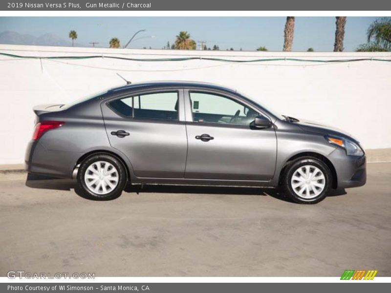 Gun Metallic / Charcoal 2019 Nissan Versa S Plus
