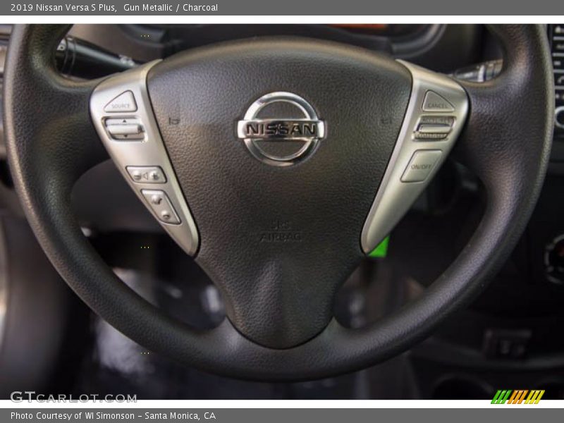 Gun Metallic / Charcoal 2019 Nissan Versa S Plus