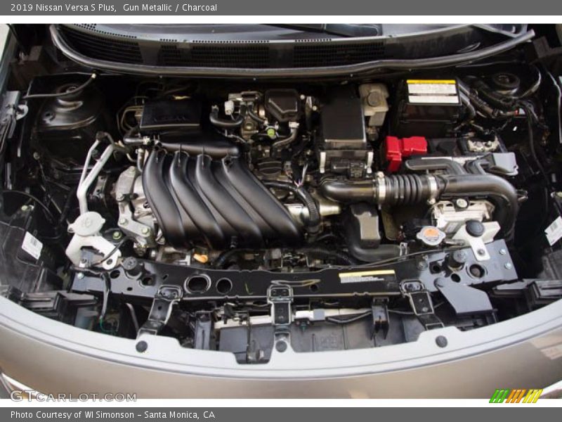 Gun Metallic / Charcoal 2019 Nissan Versa S Plus