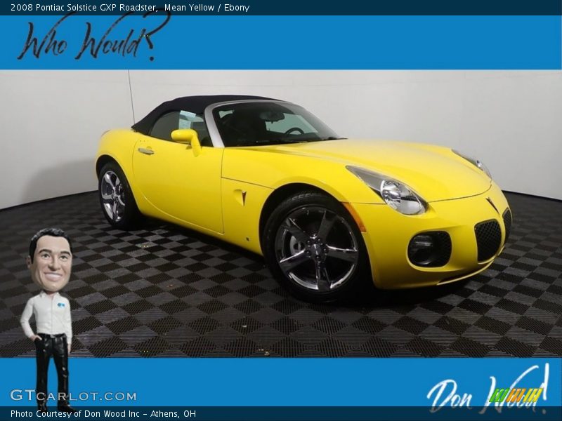 Mean Yellow / Ebony 2008 Pontiac Solstice GXP Roadster