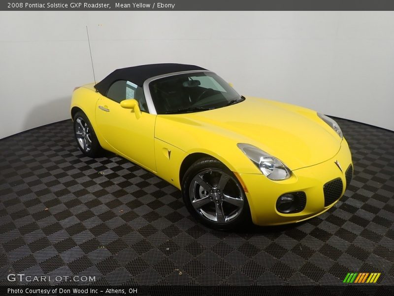 Mean Yellow / Ebony 2008 Pontiac Solstice GXP Roadster