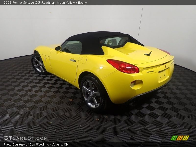 Mean Yellow / Ebony 2008 Pontiac Solstice GXP Roadster