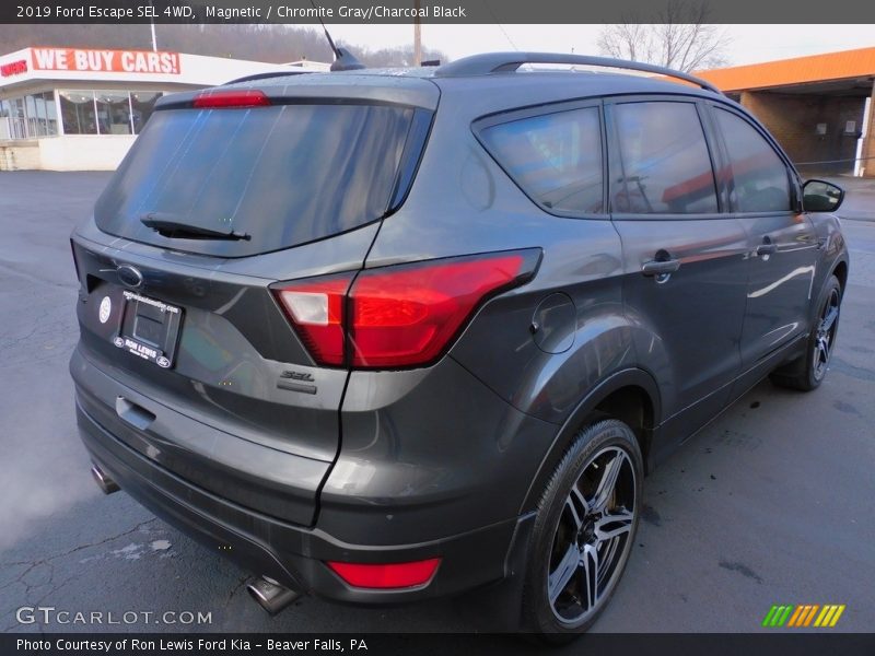 Magnetic / Chromite Gray/Charcoal Black 2019 Ford Escape SEL 4WD