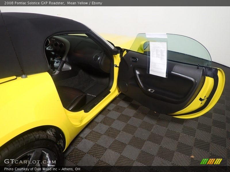 Mean Yellow / Ebony 2008 Pontiac Solstice GXP Roadster