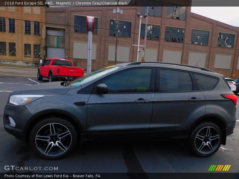 Magnetic / Chromite Gray/Charcoal Black 2019 Ford Escape SEL 4WD