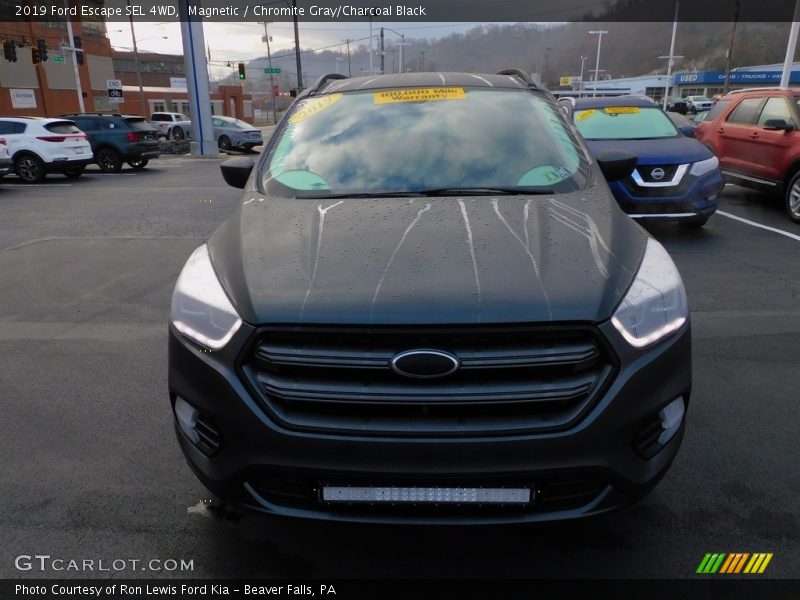 Magnetic / Chromite Gray/Charcoal Black 2019 Ford Escape SEL 4WD