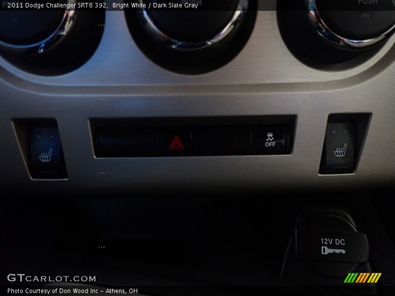 Bright White / Dark Slate Gray 2011 Dodge Challenger SRT8 392