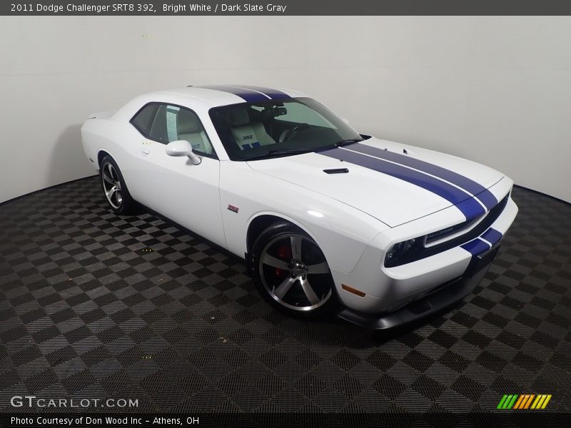 Bright White / Dark Slate Gray 2011 Dodge Challenger SRT8 392