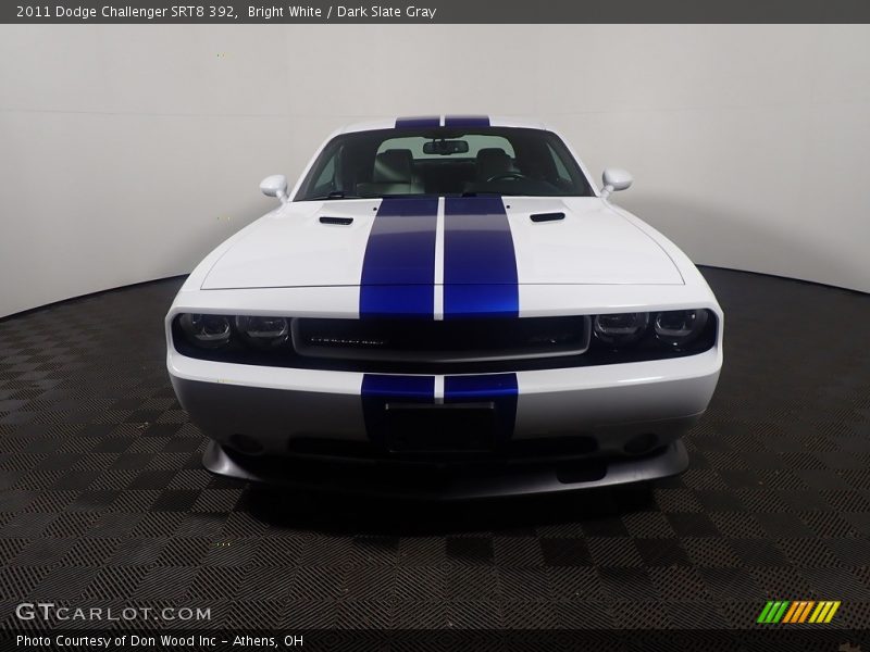 Bright White / Dark Slate Gray 2011 Dodge Challenger SRT8 392