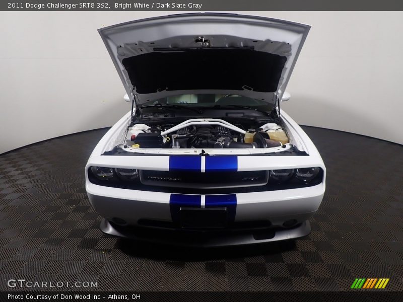 Bright White / Dark Slate Gray 2011 Dodge Challenger SRT8 392