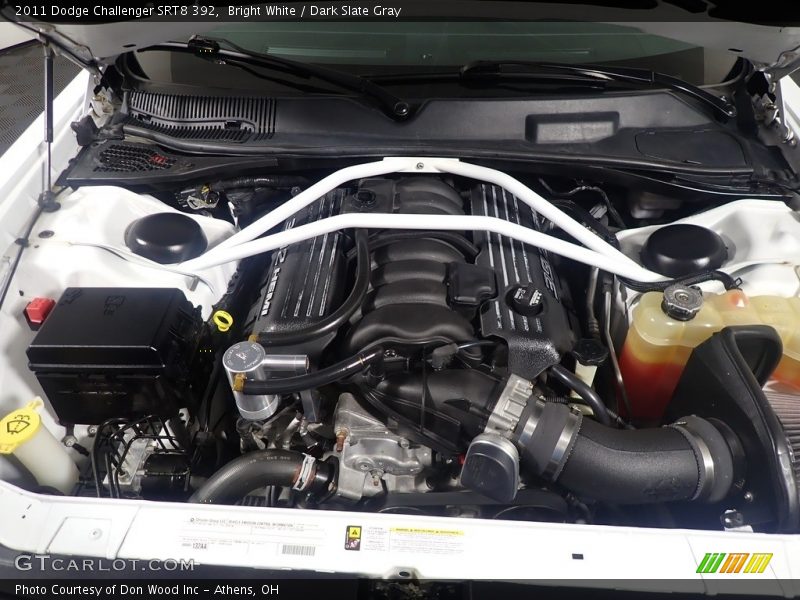 Bright White / Dark Slate Gray 2011 Dodge Challenger SRT8 392