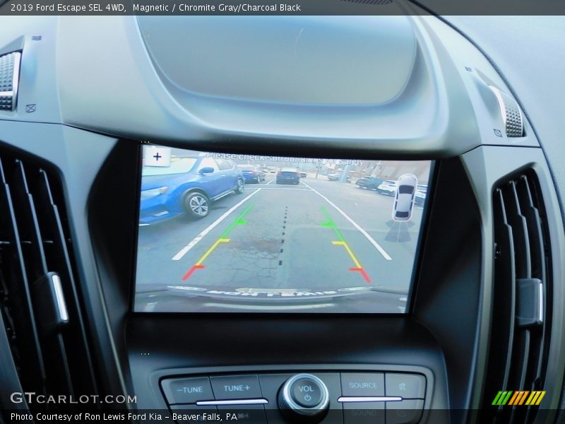 Magnetic / Chromite Gray/Charcoal Black 2019 Ford Escape SEL 4WD