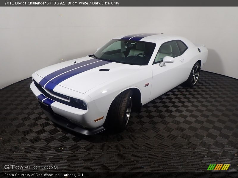 Bright White / Dark Slate Gray 2011 Dodge Challenger SRT8 392