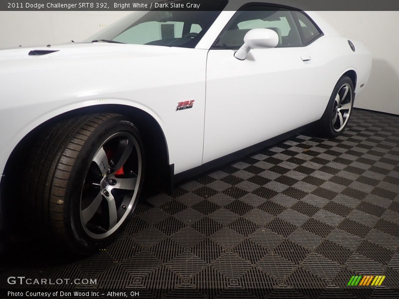 Bright White / Dark Slate Gray 2011 Dodge Challenger SRT8 392