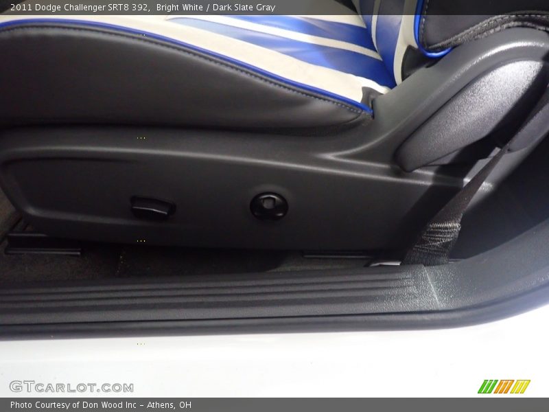 Bright White / Dark Slate Gray 2011 Dodge Challenger SRT8 392