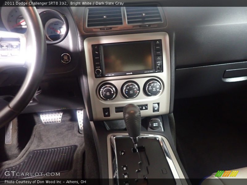 Bright White / Dark Slate Gray 2011 Dodge Challenger SRT8 392
