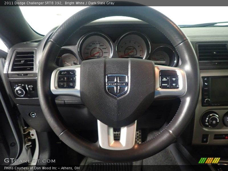 Bright White / Dark Slate Gray 2011 Dodge Challenger SRT8 392
