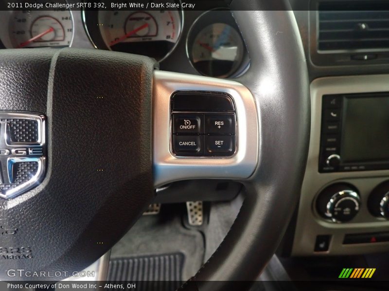 Bright White / Dark Slate Gray 2011 Dodge Challenger SRT8 392