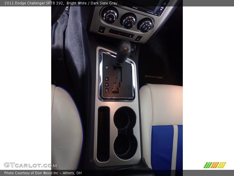 Bright White / Dark Slate Gray 2011 Dodge Challenger SRT8 392