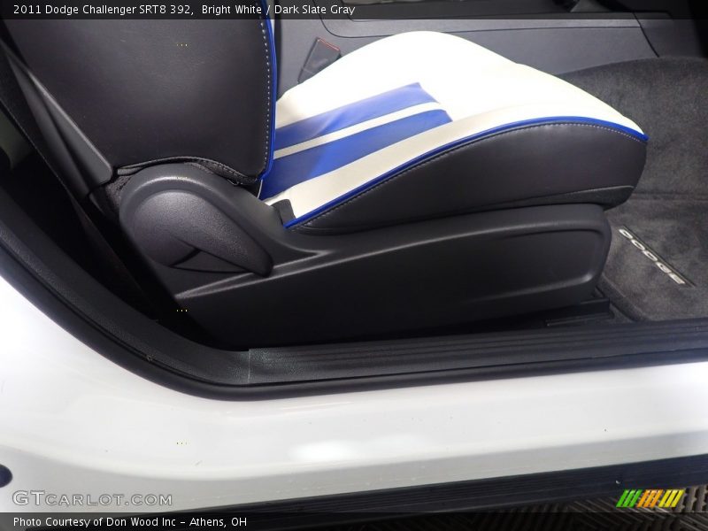 Bright White / Dark Slate Gray 2011 Dodge Challenger SRT8 392