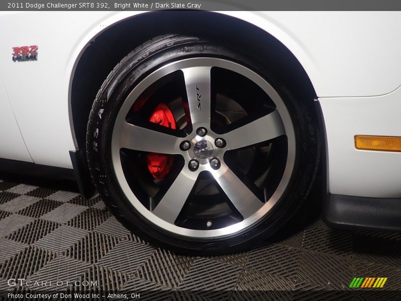 Bright White / Dark Slate Gray 2011 Dodge Challenger SRT8 392