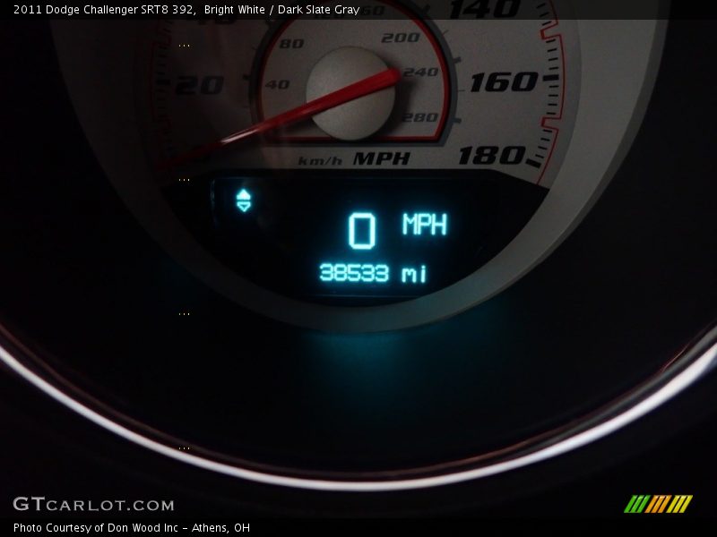 Bright White / Dark Slate Gray 2011 Dodge Challenger SRT8 392