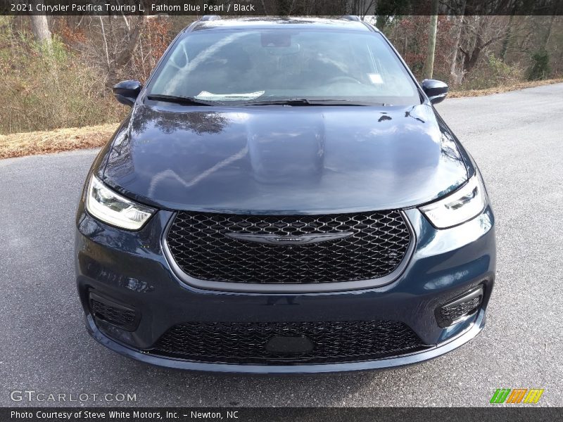 Fathom Blue Pearl / Black 2021 Chrysler Pacifica Touring L