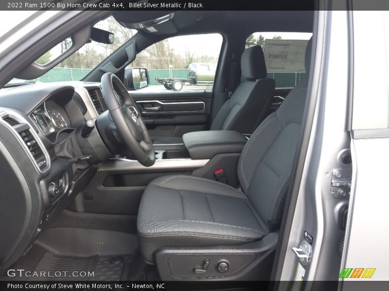 Front Seat of 2022 1500 Big Horn Crew Cab 4x4