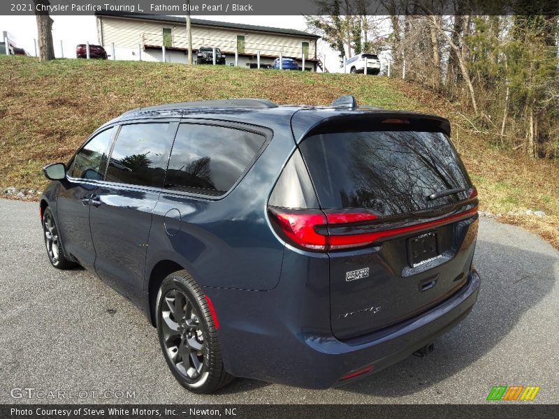 Fathom Blue Pearl / Black 2021 Chrysler Pacifica Touring L