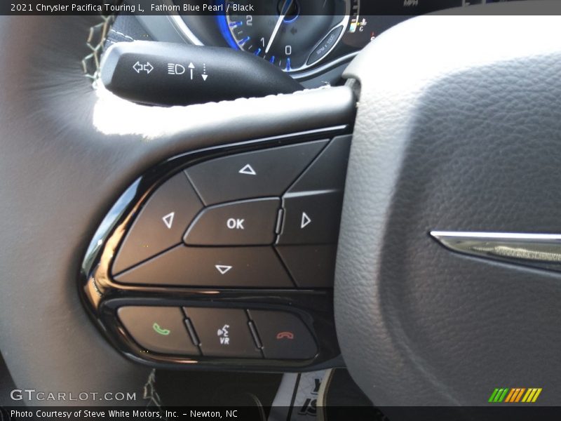 Fathom Blue Pearl / Black 2021 Chrysler Pacifica Touring L