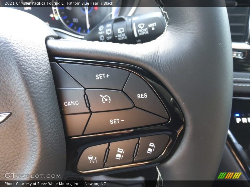 Fathom Blue Pearl / Black 2021 Chrysler Pacifica Touring L