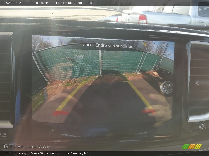 Fathom Blue Pearl / Black 2021 Chrysler Pacifica Touring L
