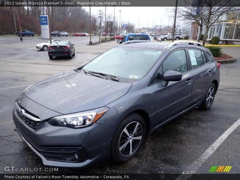 Magnetite Gray Metallic / Black 2021 Subaru Impreza Premium 5-Door