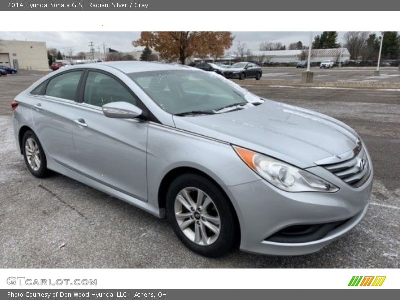 Radiant Silver / Gray 2014 Hyundai Sonata GLS