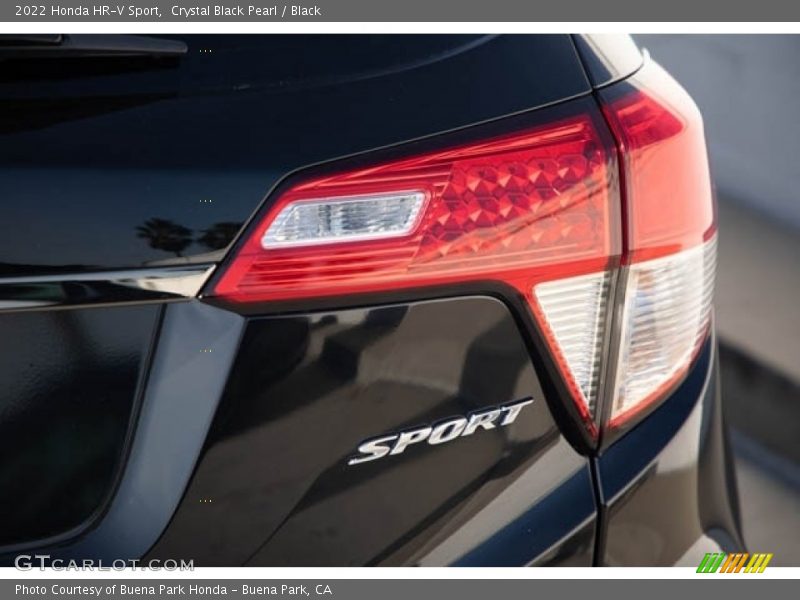 Crystal Black Pearl / Black 2022 Honda HR-V Sport